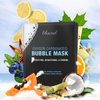 Ebanel 10 Pack Carbonated Bubble Clay Mask, Deep Cleansing Face Mask, Detox Volcanic Ash and Bentonite Clay Mask with Collagen Peptides, Vitamin C, Hyaluronic Acid, Niacinamide