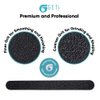 Nail File 120 grit / 240 grit | Natural,Gel or Acrylic | Washable and Reusable | Black Emery Cushion | 10-Pack by Geti Beauty | U.S.A. Made