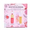 Winky Lux Winter Blossom Pink Lip Kit, Includes Pink Flower Ph Lip Balm & In the Stars Clear Lip Oil, Ph Color Changing Lipstick Kit, Holiday Gift Set