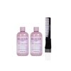 kuss Inebrya Blondesse Blonde Miracle Shampoo (33.8 oz) with Teasing Comb Pack of 2