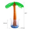 Zcaukya Inflatable Palm Tree Cooler, 60" Blow Up Palm Tree Cooler for Tropical Party Decorations, Hawaiian Party Supplies Pool Party Decorations