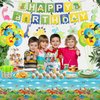 4PCS Dinosaur Tablecloth Dinosaur Party Decorations Dinosaur Party Supplies 86 x 51 inches Dinosaur Theme Table Cover Dinosaur Rectangle Plastic Table cloth dinosaur table cloths for birthday party