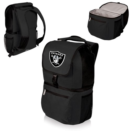 Picnic Time Black 600D Polyester Zuma Cooler Backpack, 608 oz, Adjustable Straps, Insulated Interior