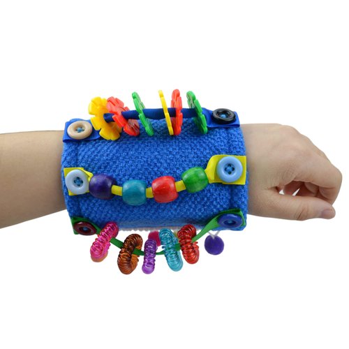 Sensory Toys for Alzheimer Patients for Therapy and Anxiety Relief Autistic Dementia Sensory Arm Pillow Fidget Wrist Cuff