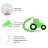 Baby Tractor Teething Toys,Food Grade Silicone Teether with One-Piece Pacifier Clip Holder,Highly Effective Pain Relief for 3 Months+ Boy and Girl,BPA Free,Freezer Safe. (Green)