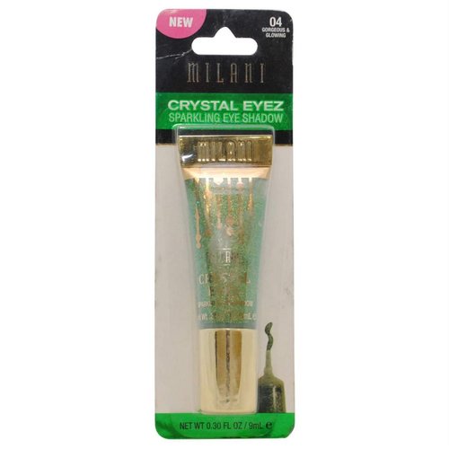 2 PACK- MILANI CRYSTAL EYEZ SPARKLING EYE SHADOW #04 GORGEOUS AND GLOWING