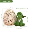 BUALR Dinosaur Stuffed Animal Toys,Dinosaur Plush Figure Toys Small Dino Pterosaur Plush Toys with Big Dinosaur Egg Cute Plush Doll Soft Stuffed Animal Gift for Boys Girls Baby Kids Toddlers (Small)