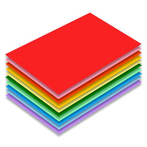 AIMI Construction Paper Assorted Colors Bulk 50 Sheets for Kids School Supplies 10 Classic Colors Preschool Classroom Supplies Elementary Great for Arts Painting Coloring Drawing Crafts