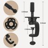 Wig Stand Mannequin Head Holder 3 Pack Black Cosmetology Manikin Stand Mannequin Head Holder Clamp Wig Head Stand Holder for Table Training