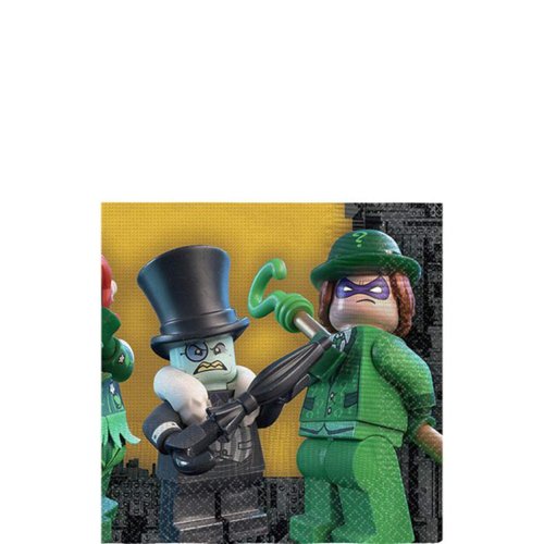 Lego Batman Beverage Napkins, Party Favor