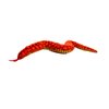 TUFFY - World's Tuffest Soft Dog Toy - Desert Snake - Squeakers -Multiple Layers. Made Durable, Strong & Tough. Interactive Play (Tug, Toss & Fetch). Machine Washable & Floats. (Red 2 Pack)