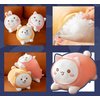 RoseAuroma 15.7" Cute Cat Cosplay Plush Pillow Stuffed Animal Toy Kawaii Soft Doll Gifts for Family, Friends, Kids