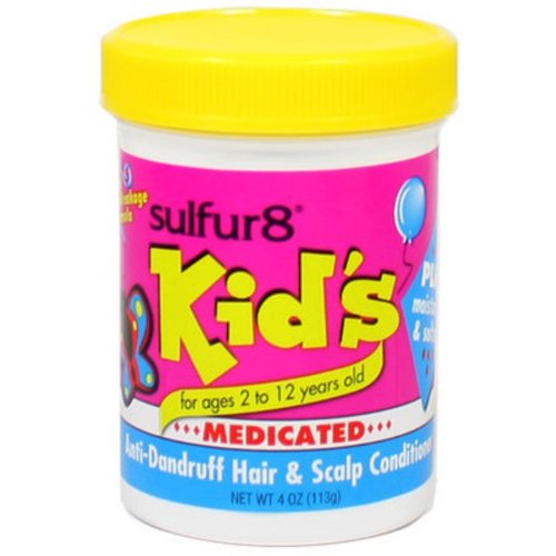 Sulfur8 Kid's Medicated Anti-Dandruff Hair & Scalp Conditioner, 4 oz (Pack of 12)