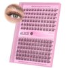 ALICE Natural Lash Clusters C Curl DIY Eyelash Extensions 9-11mm Short Individual Lashes Wispy Lash Extensions Handmade Eyelash Clusters 144 Pcs