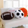 18inch Fluffy Soccer Balls Plush Pillow,Soft Soccer Ball Stuffed Toys,Plush Sport Theme Cushion Stuffed Pillow, Sphere Pillow Toys Gift for Kids Boy Girls Children Room Decoration