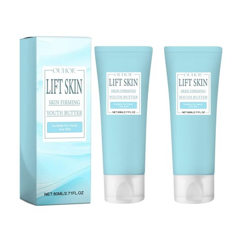 OUKPANE 2Pcs LuxeLift Skin Firming Youth Butter,Luxelift Skin Firming Cream,Luxelift Skin Firming Body Butter,Butter Anti Aging Moisturizer.