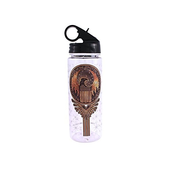 Silver Buffalo FA1364B Harry Potter Fantastic Beasts Magical Congress of the USA Tritan Water Bottle, 20-Ounces