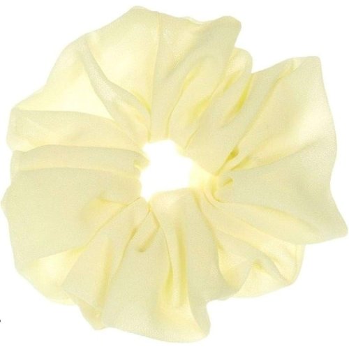 Generic Elastic Hair Ties For Girls, Soft Seamless Hair Rubber Bands, Ponytail Holders For Women, Strechable Cotton Hair Bands, Tight Non-slippery (Lemon)
