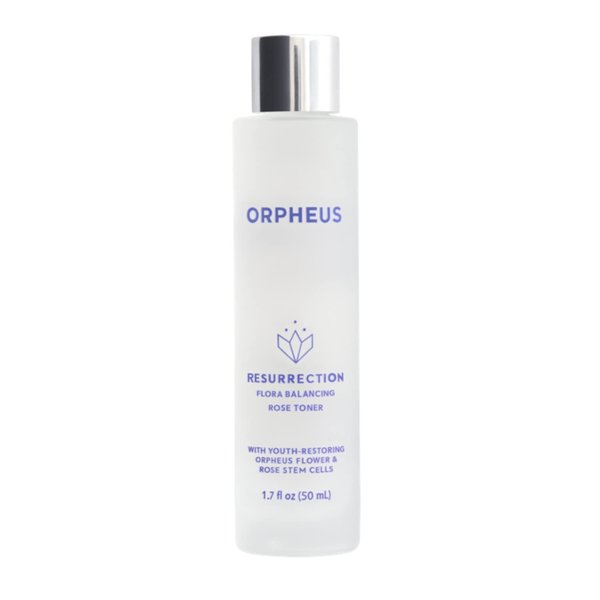 ORPHEUS Rose Water Toner for Face - 1.7 FL Oz. (50ml) - Flora Balancing Face Toner Infused with Orpheus Flower Cell Extract and Rosa Damascena Stem Cells | Vegan | Cruelty-Free