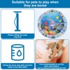 NQEUEPN Cat Water Play Mat, Cool Comfort Cat Play Pad Fun Pet Water Play Interactive Sensory Water Pad Toy for Pet Dog Cat Water Play Alone (Round Gray Whale)