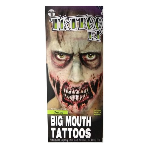 Tinsley Transfers Decay Temporary Tattoo FX Makeup Brush
