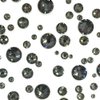BLACK DIAMOND (215) 144 pcs Swarovski 2058/2088 Crystal Flatbacks rhinestones nail art mixed with Sizes ss5, ss7, ss9, ss12, ss16, ss20, ss30