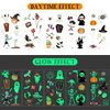 216Pcs Glow Halloween Temporary Tattoos for Kids Goody Bag Stuffers Prizes Party Favors