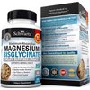 Magnesium Bisglycinate 100% Chelate No-Laxative Effect - Maximum Absorption Magnesium Supplement - Fully Reacted & Buffered for Energy Muscle Bone & Joint Support - Non-GMO Project Verified -180ct