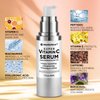 Super Vitamin C Serum for Mature Skin: Vitamin C, Hyaluronic Acid, Vitamin E, Caffeine, Hydrating, Lifting, Face Wrinkle & Age Spots Reduction