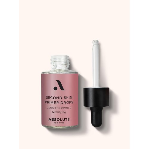 Absolute New York Mattifying Second Skin Primer Drops, Lightweight Makeup Primer for Flawless Complexion, Hydrating Formula, Pore Minimizing, Ideal for All Skin Types