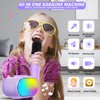 Heroange Karaoke Microphone Machine with 2 Drivers, Toy for Girls Boy Ages 3, 4, 5, 6, 7, 8, 9, 10, 11, 12+ Years Old, Portable Bluetooth Speaker Christmas Birthday Gift for Kids Teens Adults(Purple)