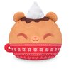 TeeTurtle 6" Reversible Holiday Hot Cocoa Bear Plushie - Soft Cute Kawaii Stuffed Animal