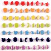 1cm Micro Ceramic Mosaic Tiles for Kids DIY Craft Bulk, Micro Mosaics Pieces suplplies fo Making Mosaic for DIY Craft Photo Frame Kits, Plant Pot, Vases etc.