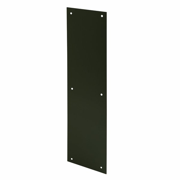 Prime-Line J 4686 Door Push Plate, 4 In. x 16 In., Bronze (Single Pack)