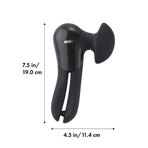 OXO Good Grips Smooth Edge Manual Can Opener in Black Stainless Steel