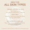 Dionis Goat Milk Skincare Creamy Coconut & Oat 8.5oz Hydrating Body Lotion and 3.3oz Hand & Body Moisturizing Travel Size Cream Bundle, Natural Ingredients, Made in the USA, Cruelty Free, Paraben Free