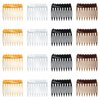 Honbay 24PCS 9 Teeth Plastic Hair Combs Hair Side Combs Hair Clip Combs Twist Combs Wedding Bridal Veil Combs Wig Combs Headpieces Accessories Combs Updo Bun Chignon Hair Styling Accessories