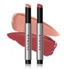 KIMUSE Juicy & Glowy Lip Balm Duo, Vegan Lip Gloss, Moisturizing Solid Lipstick, Lip Plumper for Long-wearing, Cruelty-Free