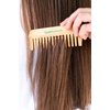 GranNaturals Wide Tooth Wooden Comb - Natural Wood Detangler for Wet or Dry Hair - Prevents Tangle & Static - Styling & Detangling Tool for Straight, Curly, Wavy, Thick Hair