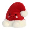 Aurora® Festive Palm Pals™ Topper Santa Hat™ Stuffed Animal - Pocket-Sized Play - Collectable Fun - Red 5 Inches