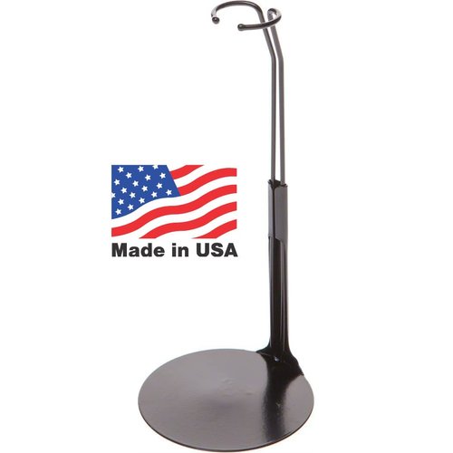 Kaiser Doll Stand 2275 - Black Doll Stand for 11" to 12" Small-Waisted Fashion Dolls