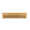 Personalized Bamboo Hair Comb - Custom Engraved (Pocket Comb)