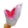 NOVELTY GIANT WWW.NOVELTYGIANT.COM Set Of 2 Silicone Great White Megalodon Shark Hand Puppet