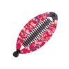 6 PCS Bohemia Style Wrapped Cloth Banana Hair Clips Rounded Edges Hair Comb Claws Hair Comb Fish Shape Grips Clamp Hair Accessories for Women (Small-3.74 Inch)