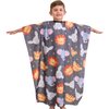 Kids Barber Cape, 51"x36" Professional Salon Hair Cutting Cape with Adjustable Neck Strap, Unisex Kids Haircut Cape for Hairdresser and Stylist (Cartoon Animal Pattern)