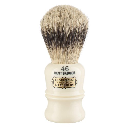 Simpson Shaving Brushes Berkeley 46 - Pure Badger Handmade British Shaving Brush by Simpson Shaving Brushes (Berkeley 46 Pure)