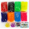 Rainbow Loom® Treasure Box NEON Edition, 8,000 Rubber Bands in 8 Different Neon Colors, and a Bonus of 2 Happy Looms, Great Activities for Boys and Girls 7+