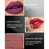 Matte Lipstick, Black Gothic Velvet Creamy Full Coverage Lip Gloss, Long Lasting Waterproof Lip Tint Stain, Non-stick Lightweight Tinted Lip Balm, Halloween Cosplay Lip Makeup for Women-05