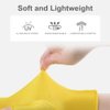 Weltition Anti UV Gloves for Nail Lamp Light,Skin Care Fingerless Gloves for Protecting Hands from The Sun and Nails UV Light Yellow