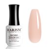 RARJSM Milky Rose Gel Nail Polish LED UV Gel Soak Off Clear Nude Pink French Manicure Light Pink Jelly Nail Gel Polish Varnish Curing Requires 1pcs 15ml for Home Salon Nail Art DIY